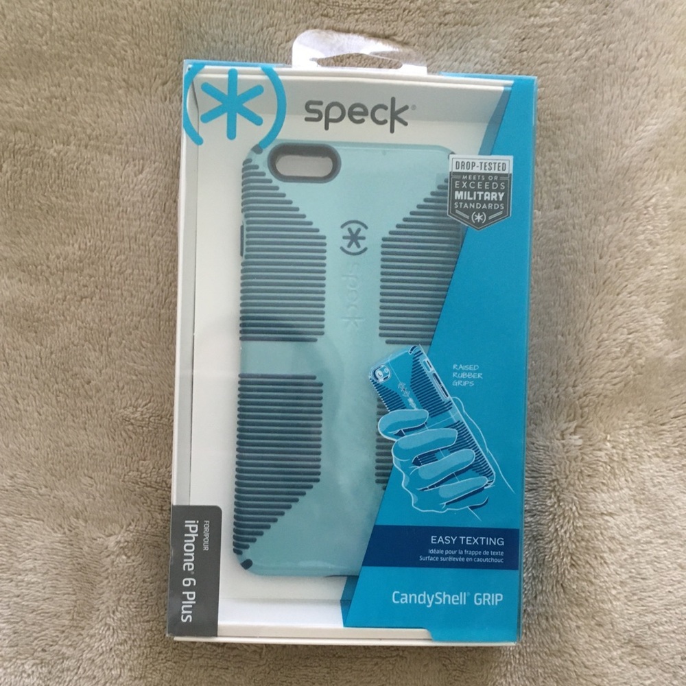 Speck Blue iPhone 6 Plus Case with Gripping
